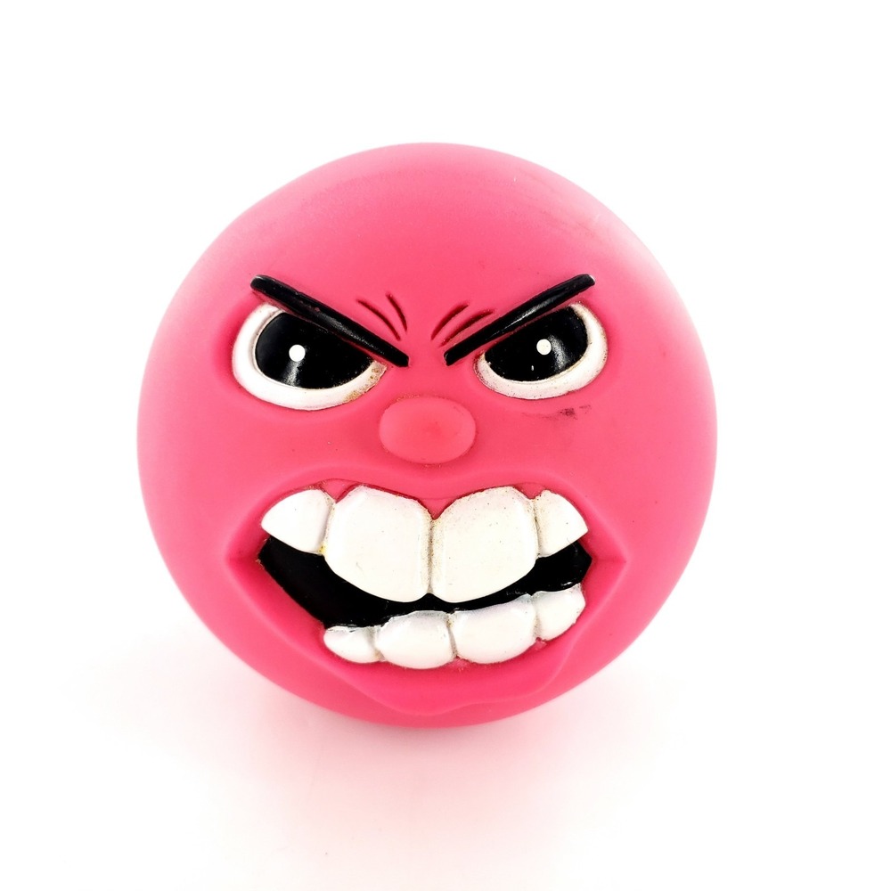 Vintage Toy Island Blabber Ball Pink Tested & Works